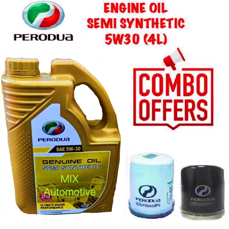 Kuching Car Care Sdn Bhd PERODUA SEMI SYNTHETIC ENGINE OIL, 49% OFF