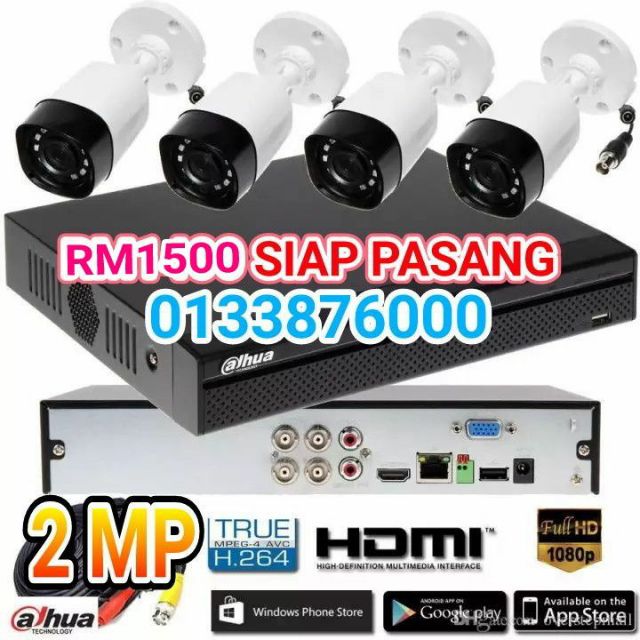 Kos 2024 pasang cctv