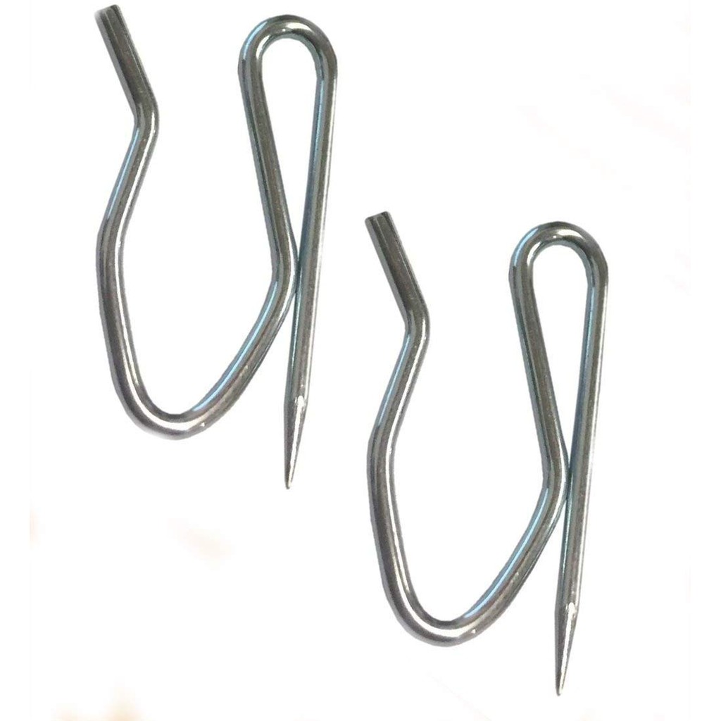 120 Pcs Metal Curtain Track Hooks S Shaped Small Curtain Hooks Steel Drape  Wire Hooks For Ceiling C