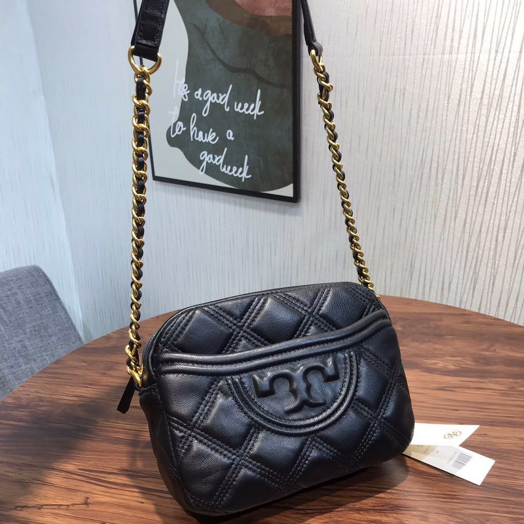 Tory burch fleming outlet camera bag review