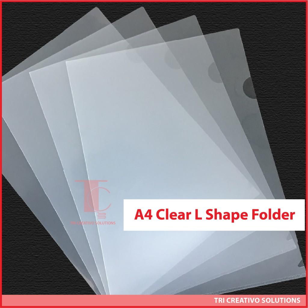 L on sale shape folder