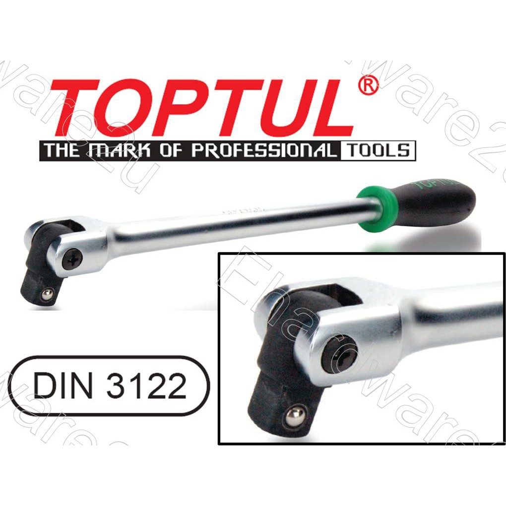 Super Long Flex-Head Ratchet Handle - TOPTUL The Mark of Professional Tools