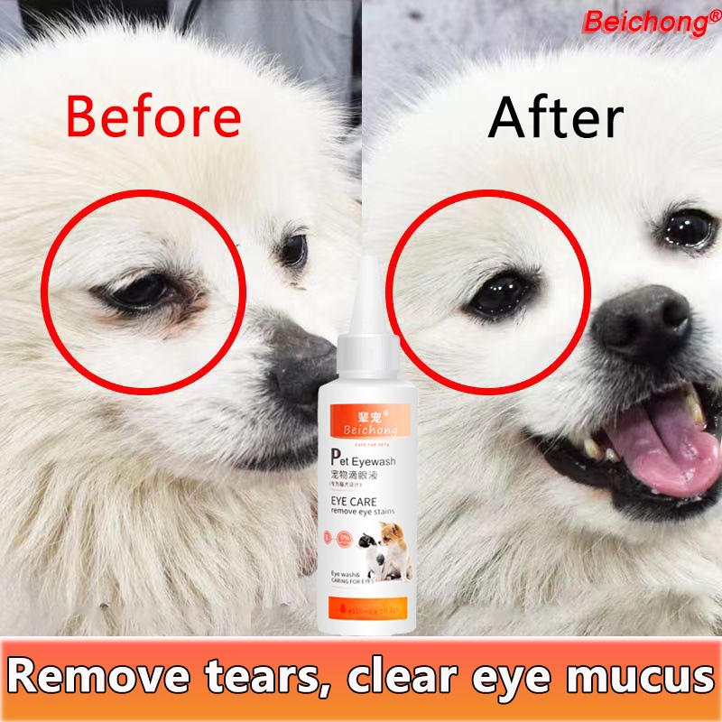 Clear eyes for clearance dog tear stains