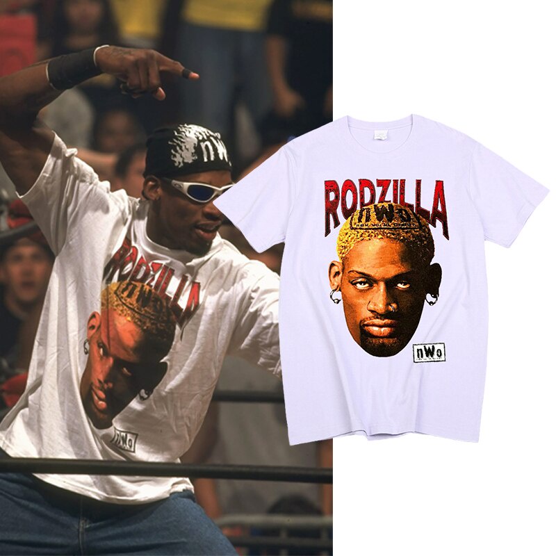 Dennis Rodman Vintage Tshirt Men Women Hiphop Streetwear Oversized