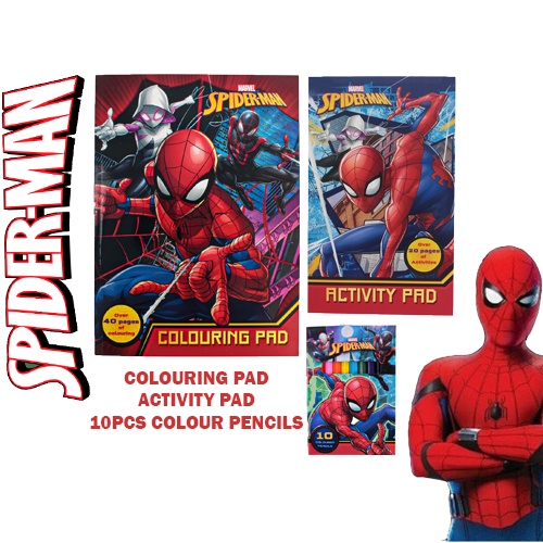 Marvel Spider-Man Colouring Pad: Over 30 Cool Pages to Colour, with Over 50 Stickers [Book]