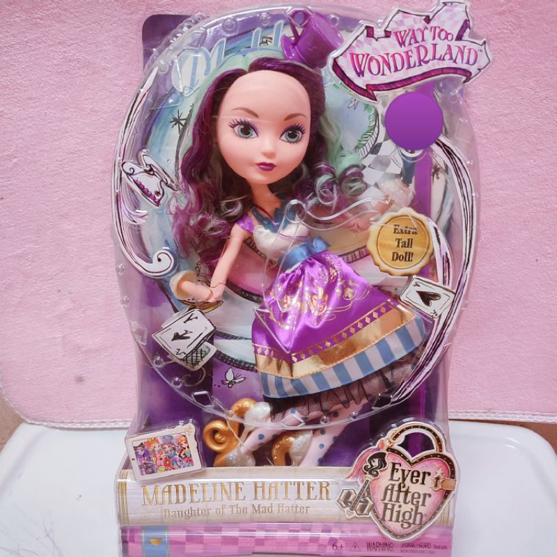 Ever After High Doll MADELINE HATTER - EXTRA TALL 17 Doll - No Shoes