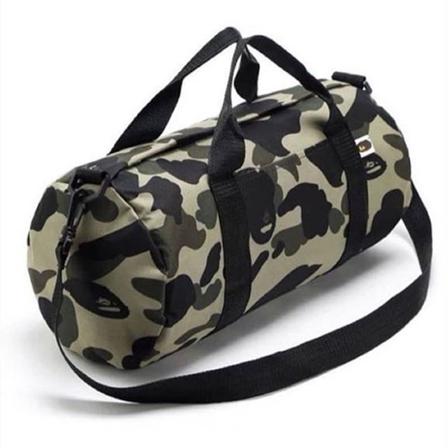 Bape duffle bag store camo