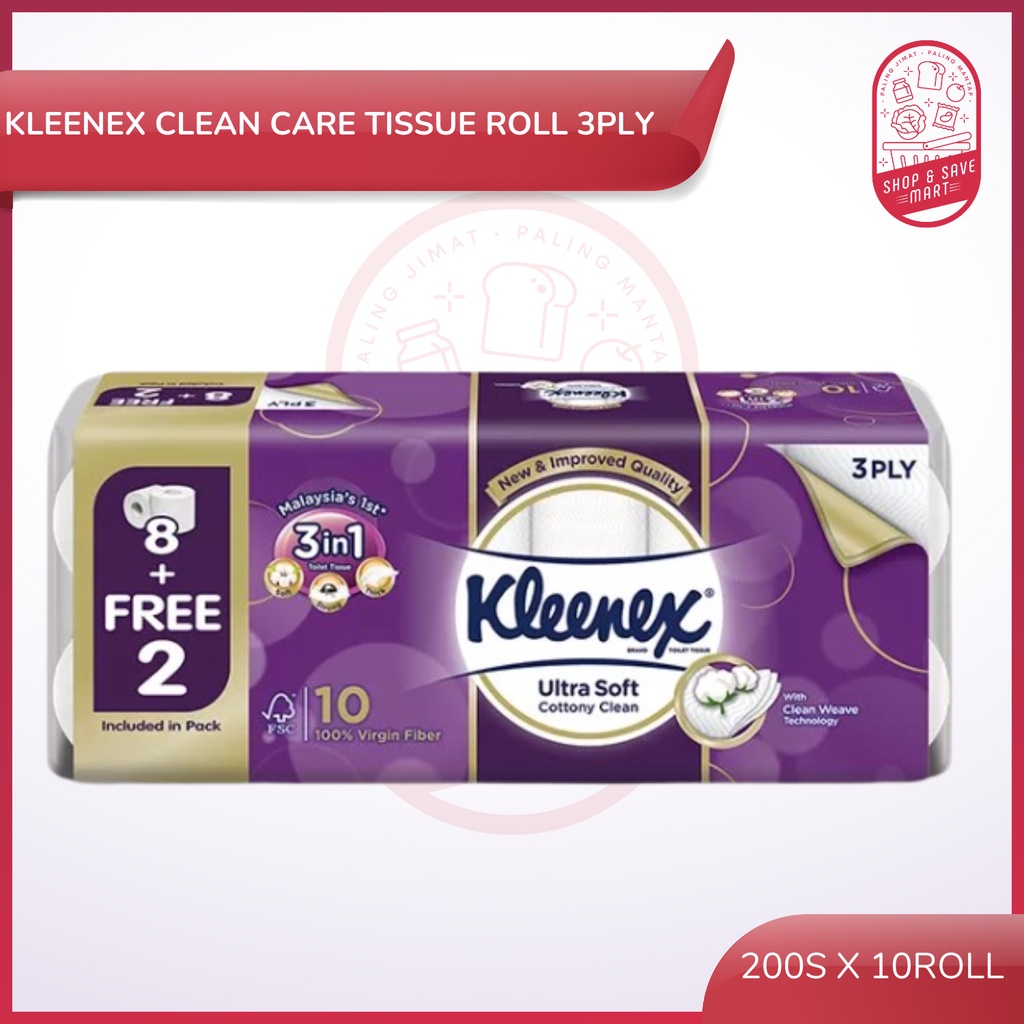 Kleenex Toilet Tissue Rolls - Ultra Soft (3 ply)