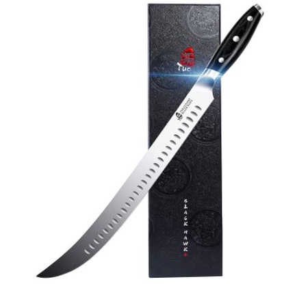 Dalstrong DALSTRONG Butcher's Breaking Cimitar Knife - Gladiator Series 8  Slicer - German HC Steel - Sheath Guard Included