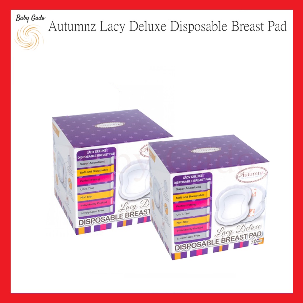 Autumnz Lacy Deluxe Disposable Breastpads - Single(36pcs) / Twin