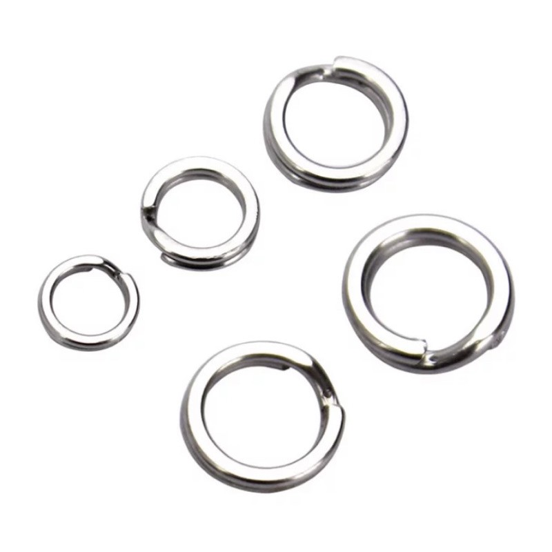 LooPs Heavy Duty High Quality Split Ring Fishing for jigging and casting  (Per 1pcs)