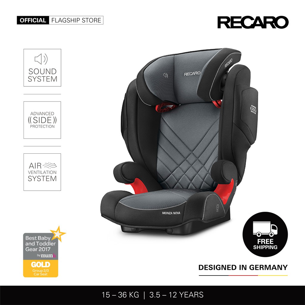 Recaro child best sale seat isofix