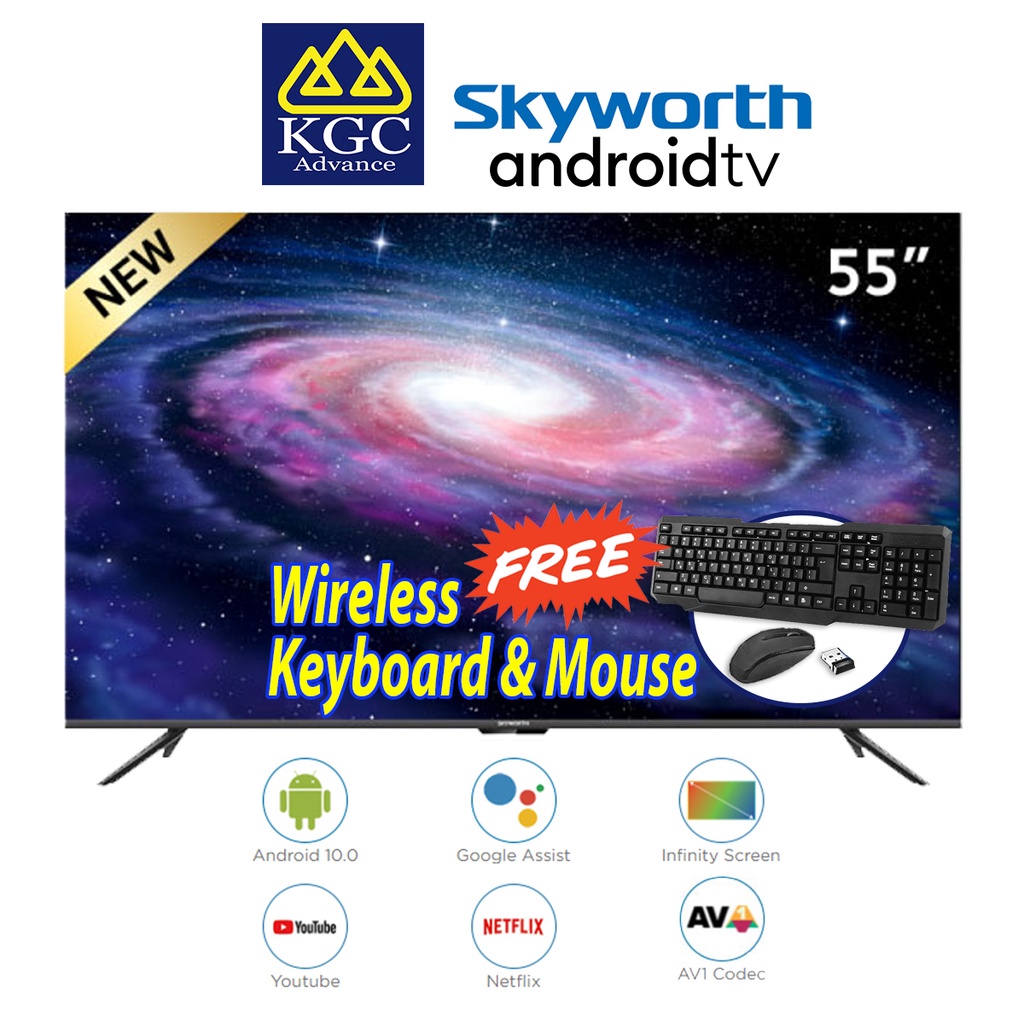 Skyworth 4K Android UHD LED TV (55