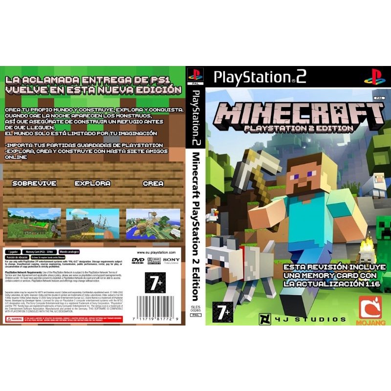 PS2 CD DVD GAMES Minecraft PS2 Minecraft game Shopee Malaysia