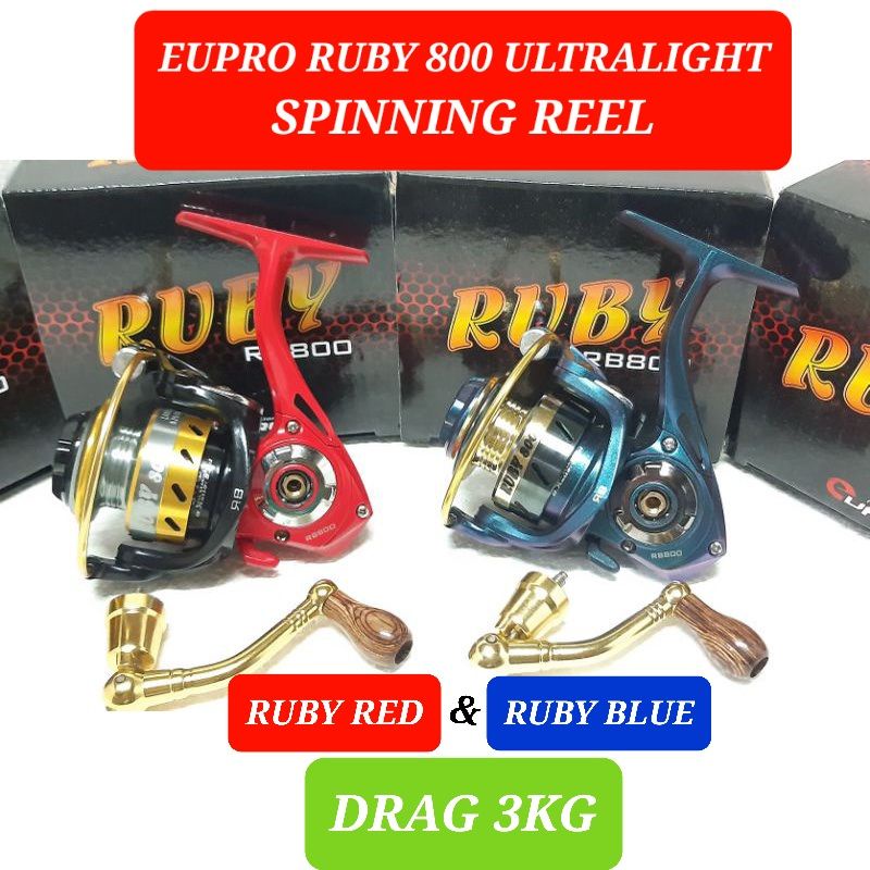 🔥🔥 EUPRO RUBY RB 800 ULTRALIGHT SPINNING REEL