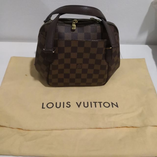 Used) Authentic Louis Vuitton Damier Ebene Canvas Belem PM bag