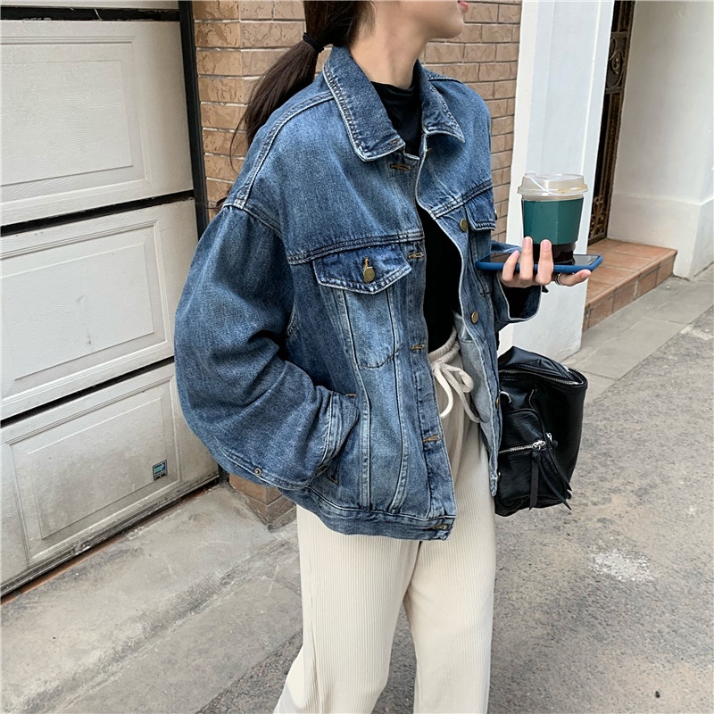 Jeans on sale coat women