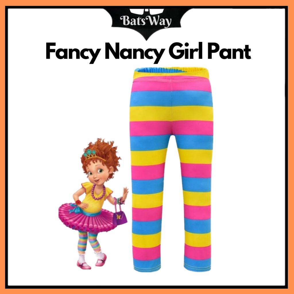 BatsWay Fancy Nancy Clancy Rainbow Pants 3 9 years old
