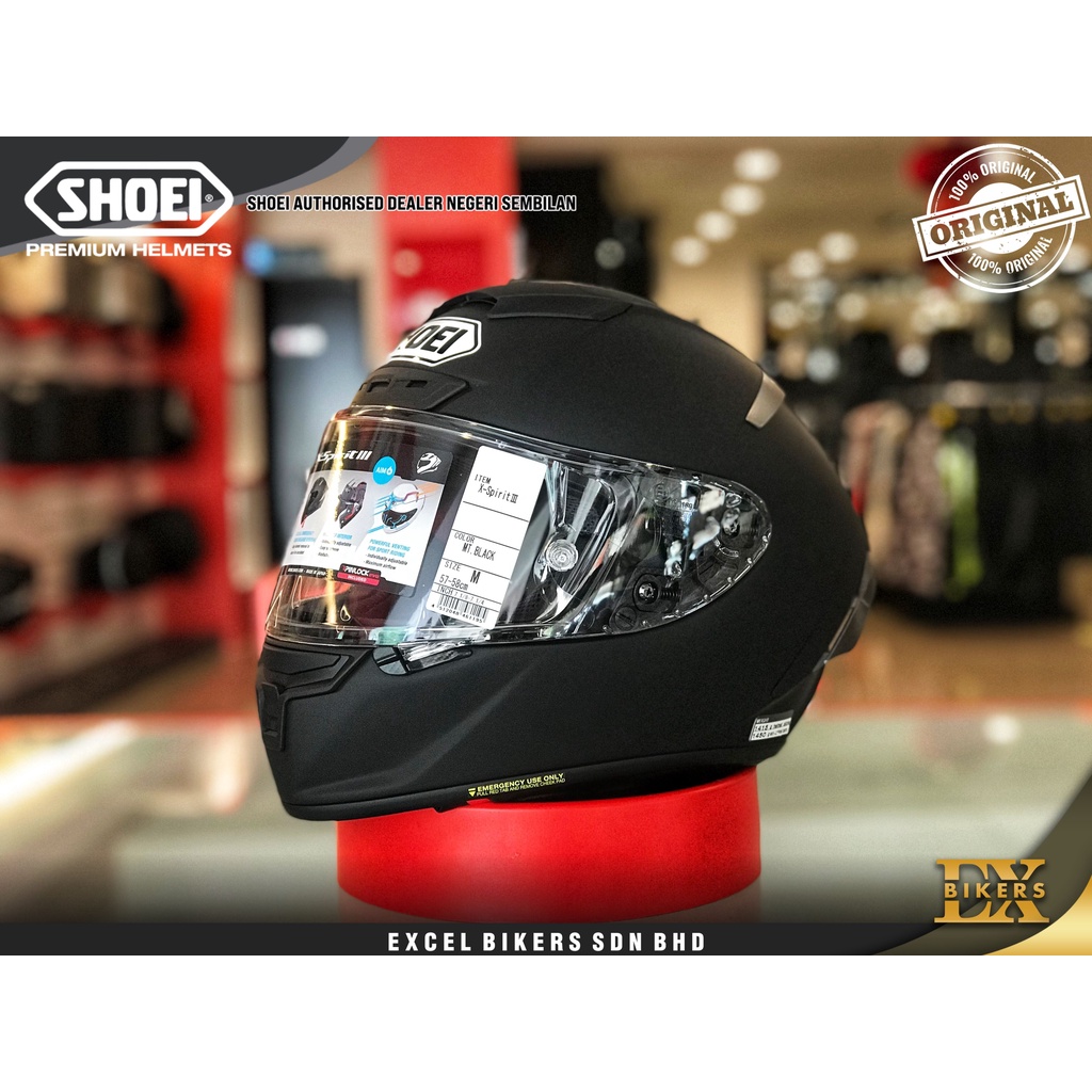 Shoei x spirit 3 best sale matt black