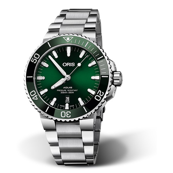 Oris Aquis Date Green dial bracelet Shopee Malaysia