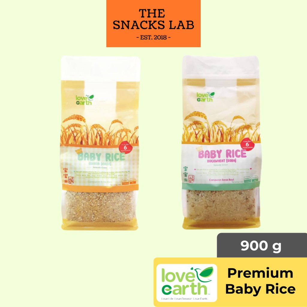 Organic baby best sale rice love earth