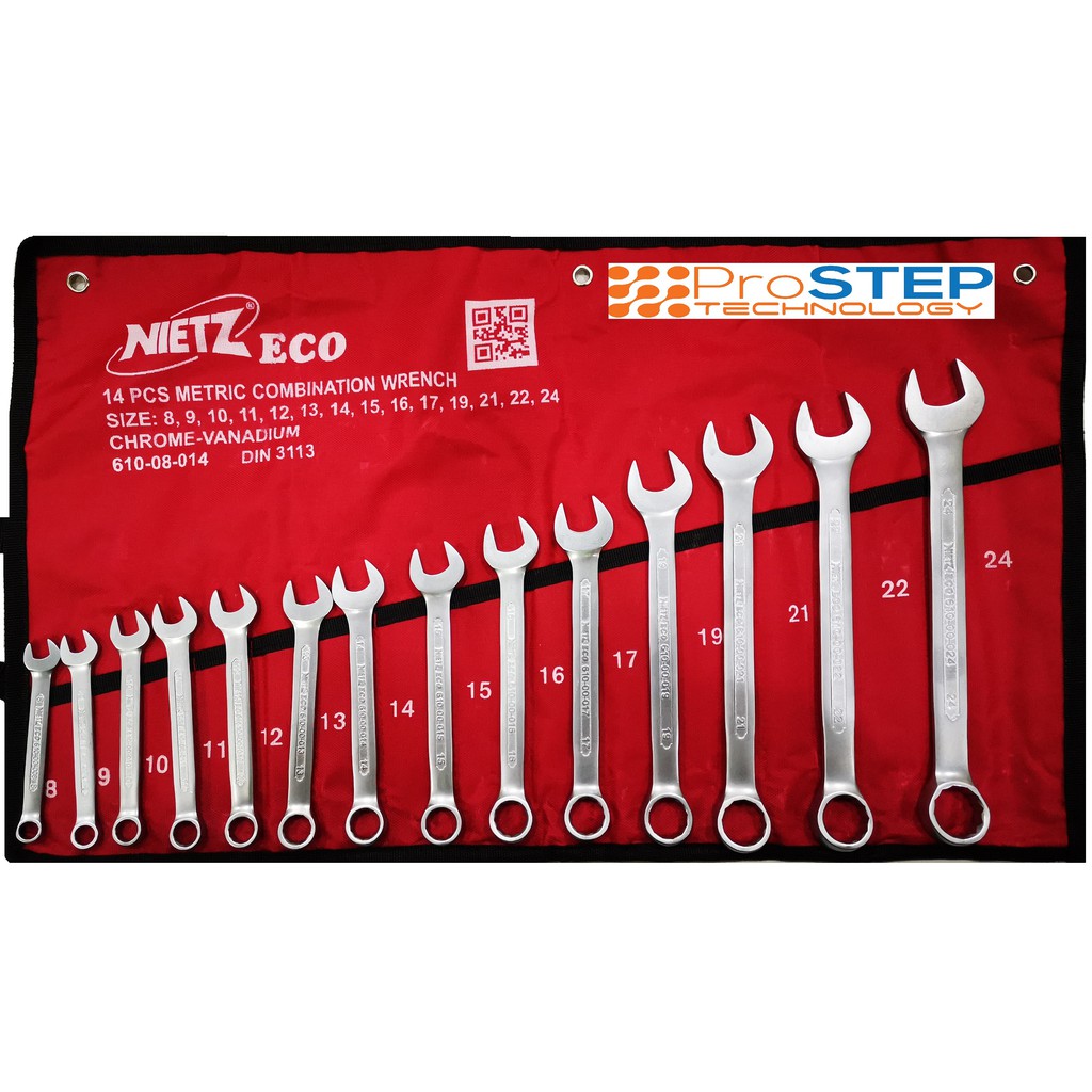 Grip 90122 9-pc Metric Super Thin Wrench Set