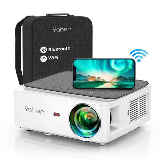 Bluetooth WIFI Projector, Native 1080P Projector with High