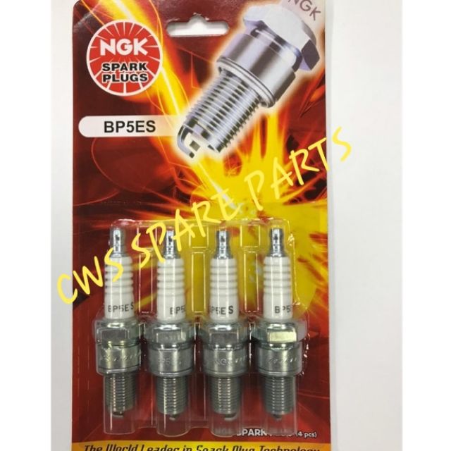 SAGA C22 KM36 130Y SPARK PLUG NGK 100% ORIGINAL BPE5S (1SET 4PC