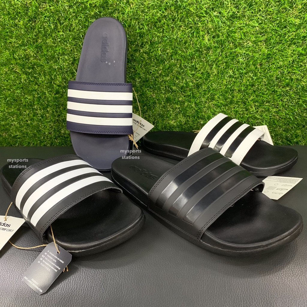 Adidas slides discount men's foot locker