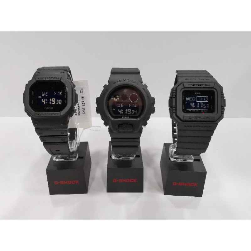 Casio G-Shock DW-5600BB-1/ DW-6900BB-1/ DW-D5500BB-1 | Shopee Malaysia