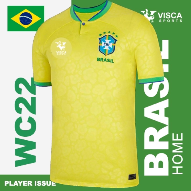 Brazil Home Soccer Jersey World Cup 2022