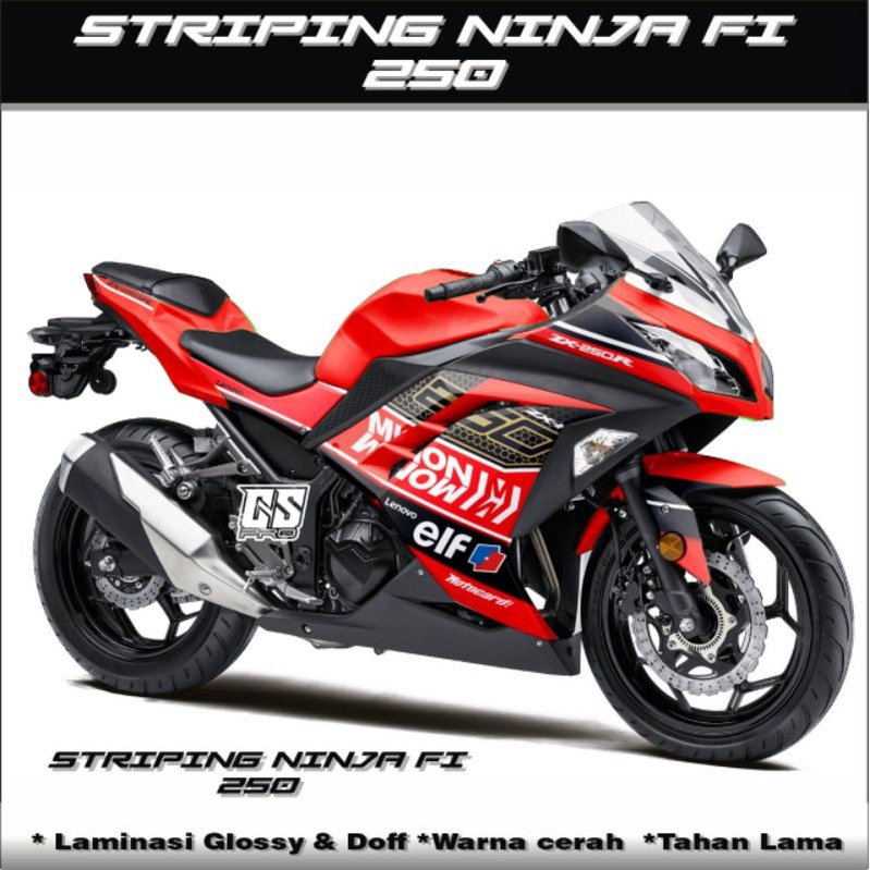 Decal sticker ninja 250 outlet fi