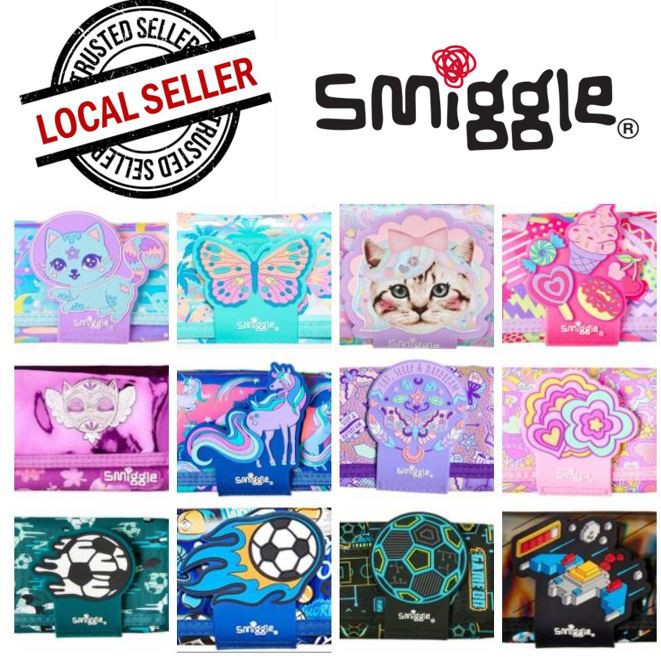 SMIGGLE foldable wallet purse READY STOCK