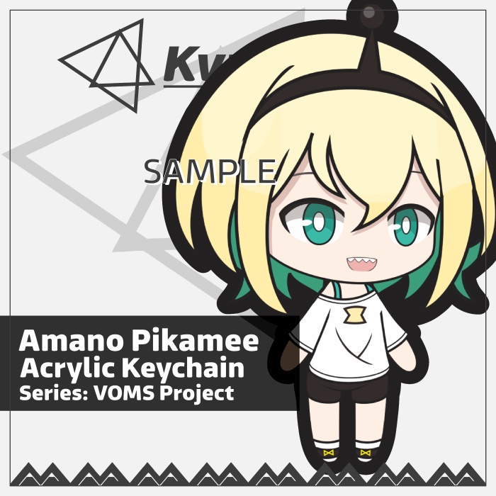 [VOMS PARK] Commemoration of Graduation Acrylic Key Chain (Smile) &  Sticker Set (Amano Pikamee)