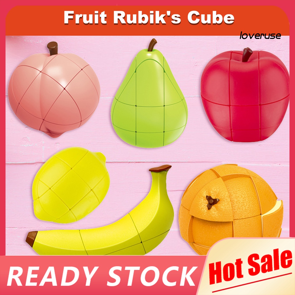 Magic Cubes Simulation Fruit Shape Puzzle Game ABS Fruit Apple Lemon Magic  Cubes for Party /YZWJ/ | Shopee Malaysia