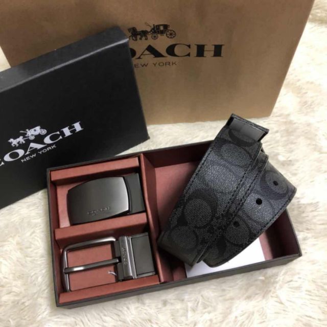 Coach belt set  Shopee Malaysia