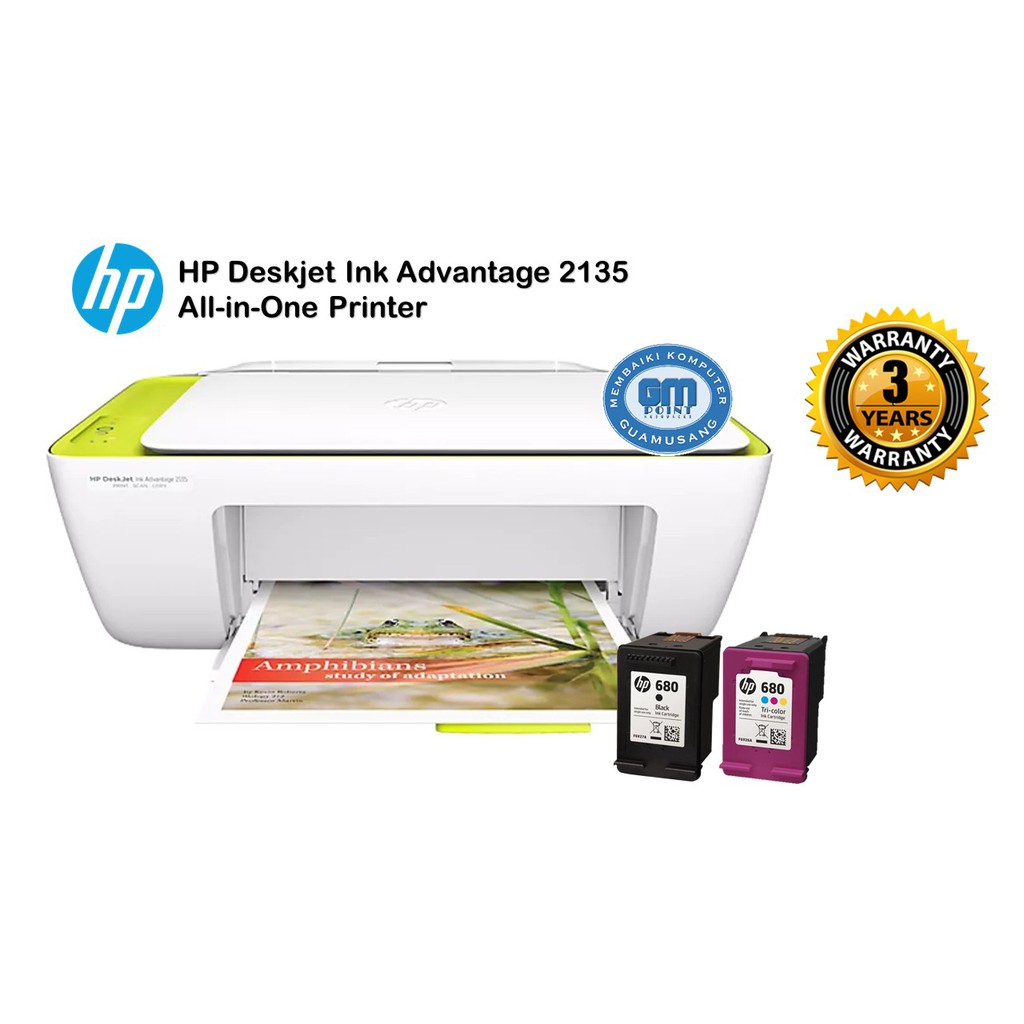 HP Deskjet Ink Advantage 2135 All-in-One Printer