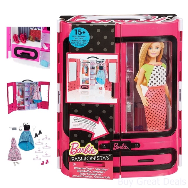 Barbie cheap fashionista wardrobe