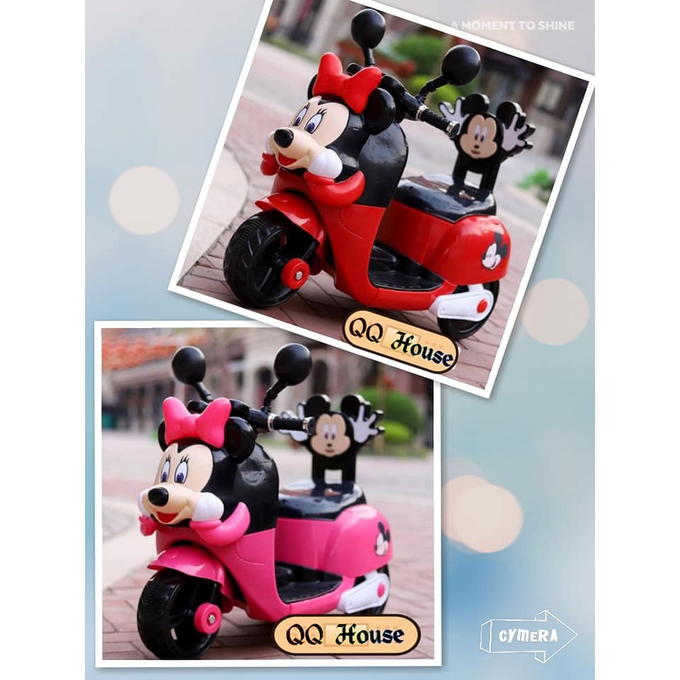 Minnie mouse electric outlet bike