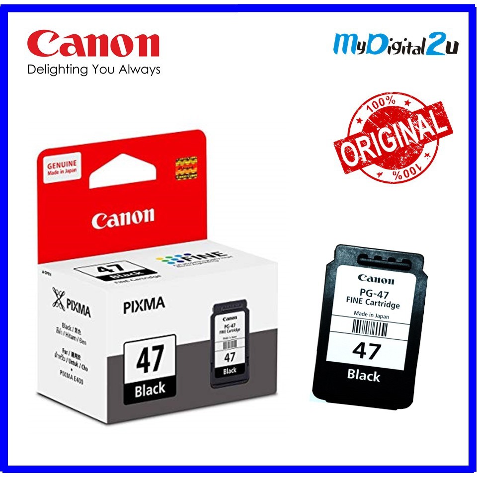 Canon on sale pg 47