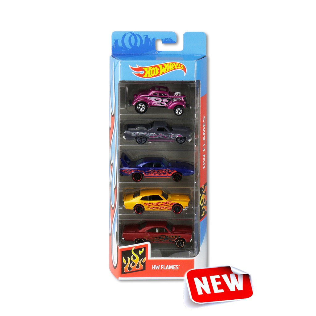 Hot wheels cheap 5 pack flames