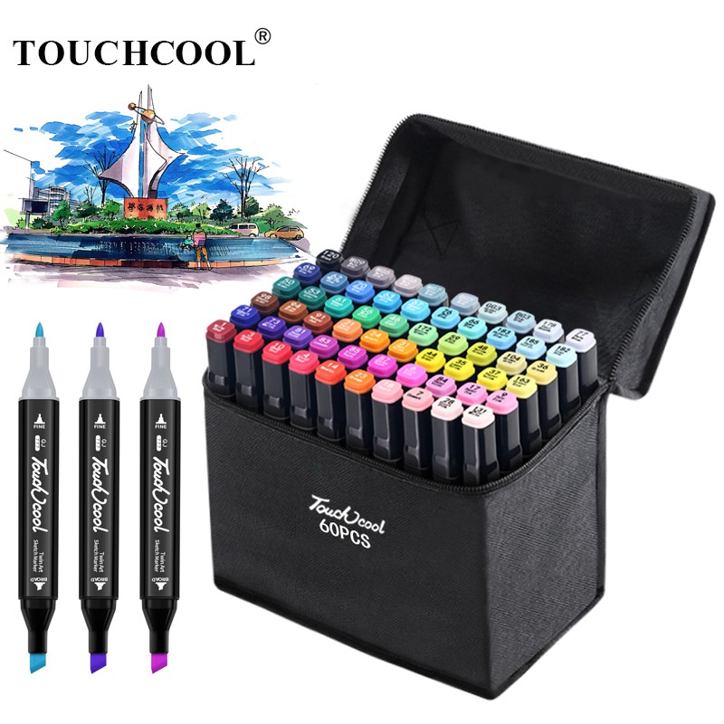 Local Warranty Touch Cool Art Markers Brush Pen Manga Drawing Art