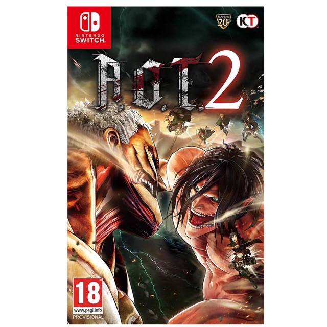 Nintendo Switch Digital A.O.T.2 Attack On Titan 2+DLC Final Battle