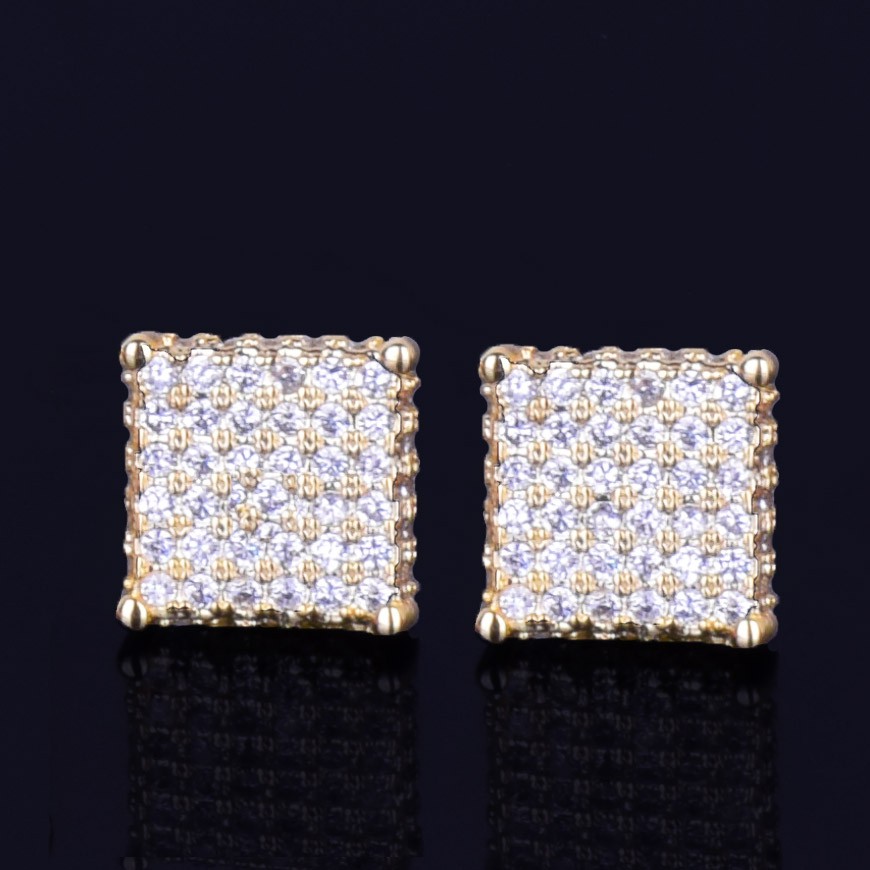 Square hip deals hop earrings