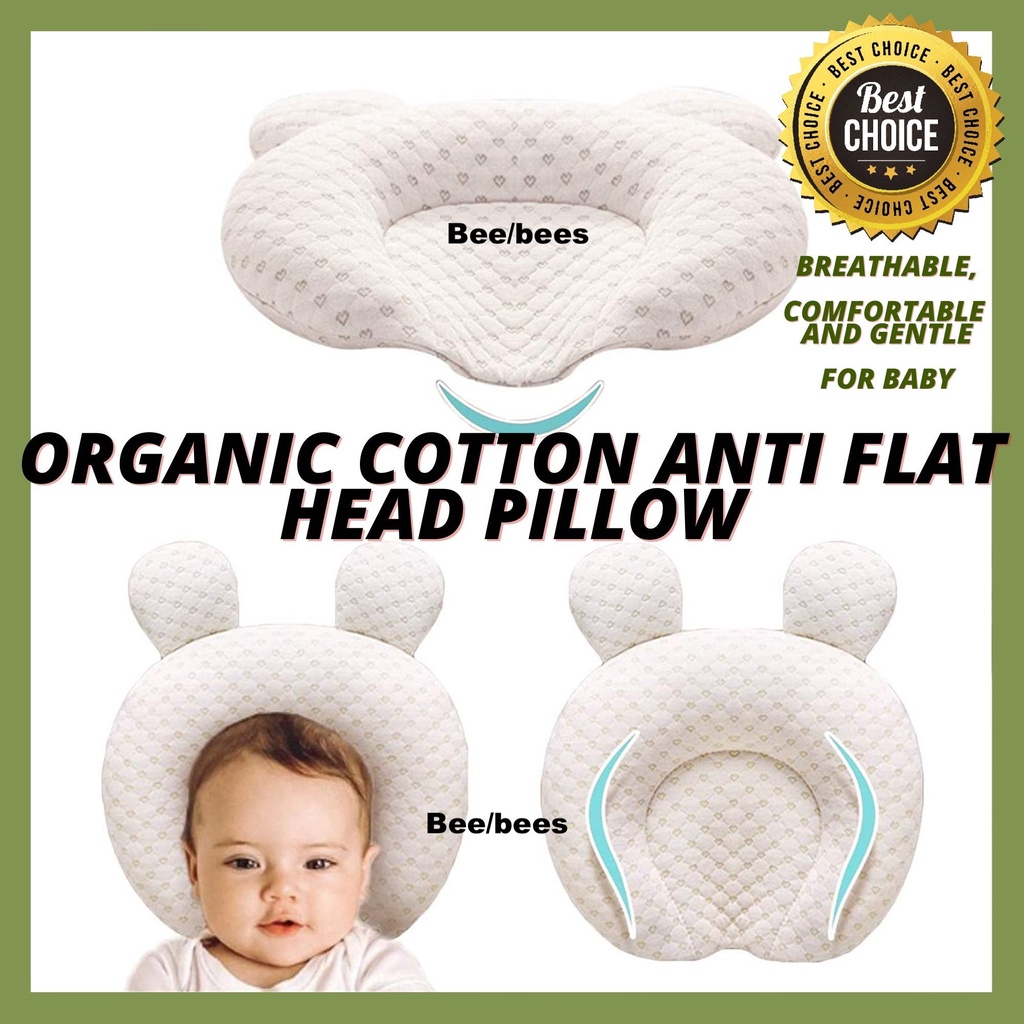 Newborn Baby Head Shaping Pillow Infant Support Pillow Soft Baby