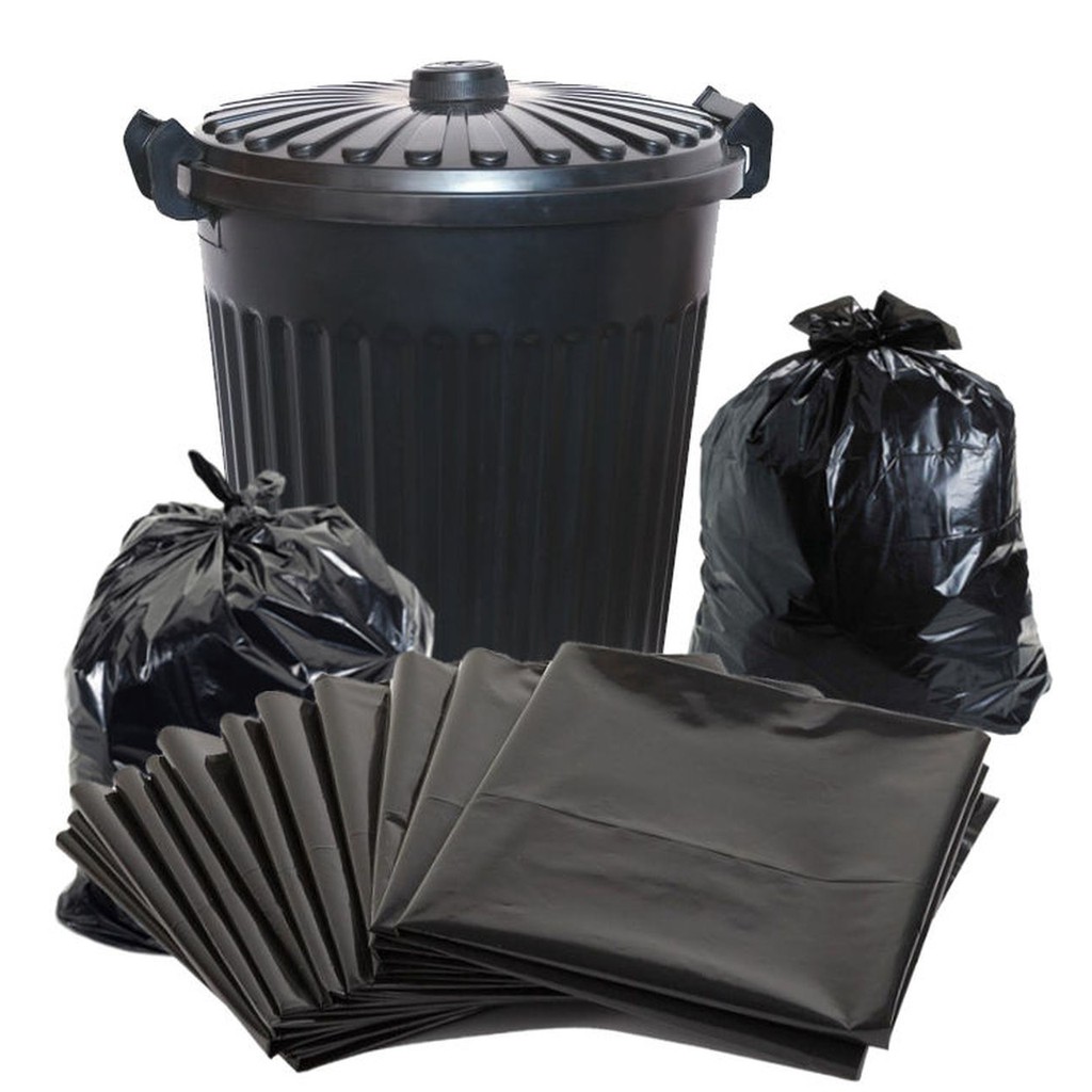 Black deals dustbin bags