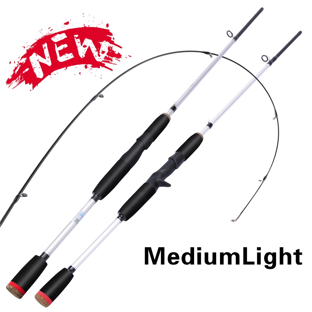 FRRTC Casting/Spinning Fishing Rod Medium Light Power Fishing Rod With EVA  Handle (Silver Color)
