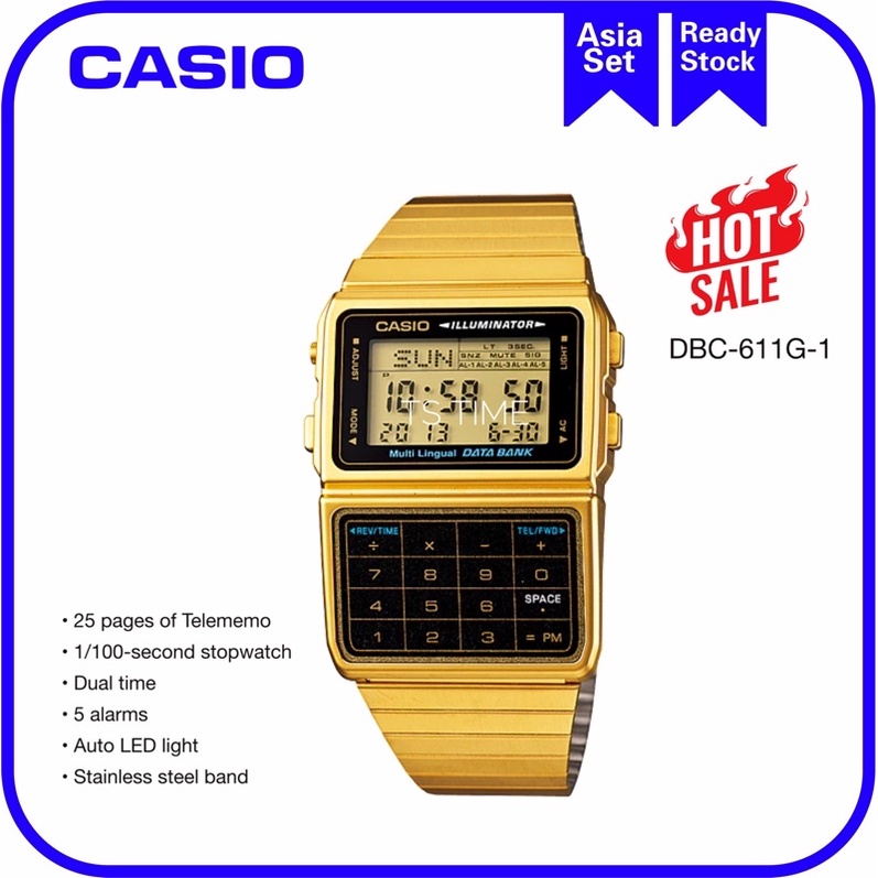 Casio dbc store 611 gold