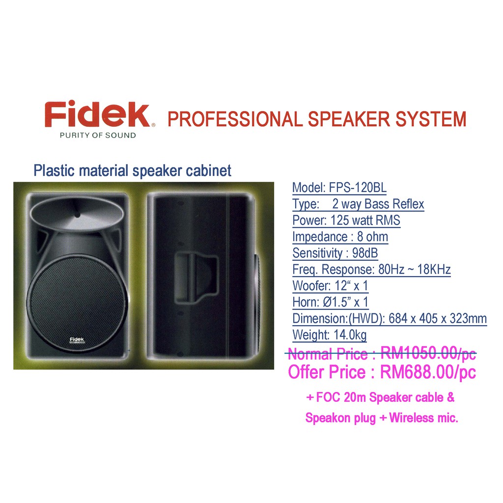 Fps speakers store