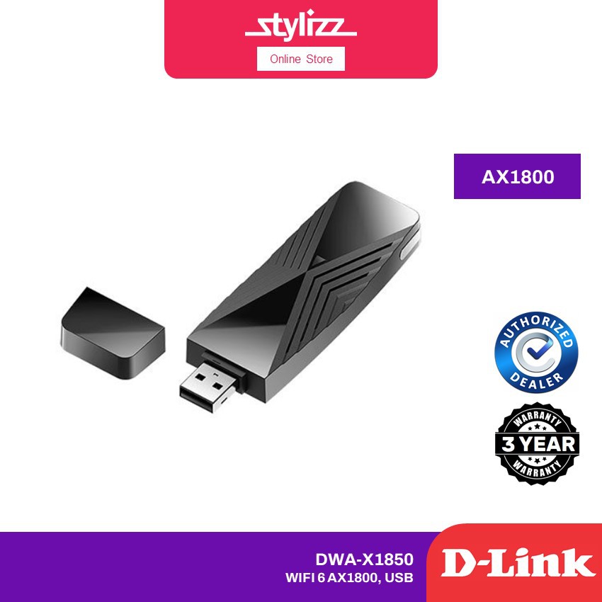 D-Link AX1800 Wi-Fi 6 USB Adapter
